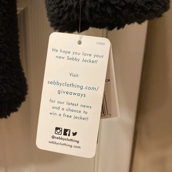 NWT Black Teddy Coat - Picture 4 of 12